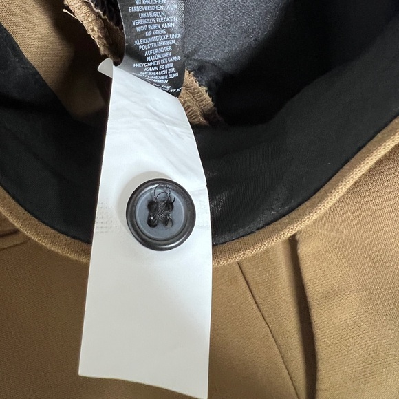 ASOS Oversized Tapered Cargo Pants in Tan Crepe Mens Sz 38 - Picture 10 of 11